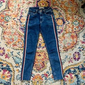 Zara High Waisted Skinny Jeans